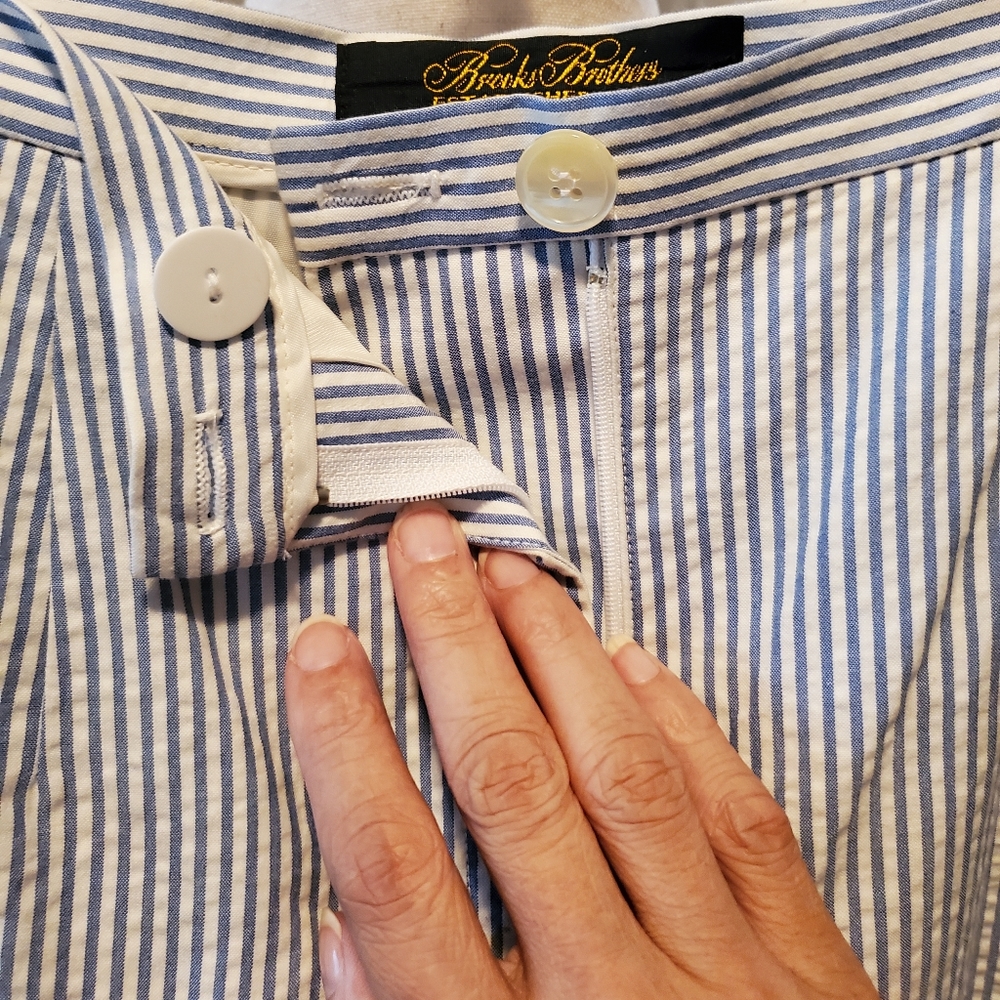 Vintage Brooks Brothers Blue Stripe Pants Size 4